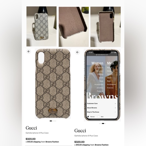 Authentic Gucci iPhone XS MAX phone case - Picture 3 of 16